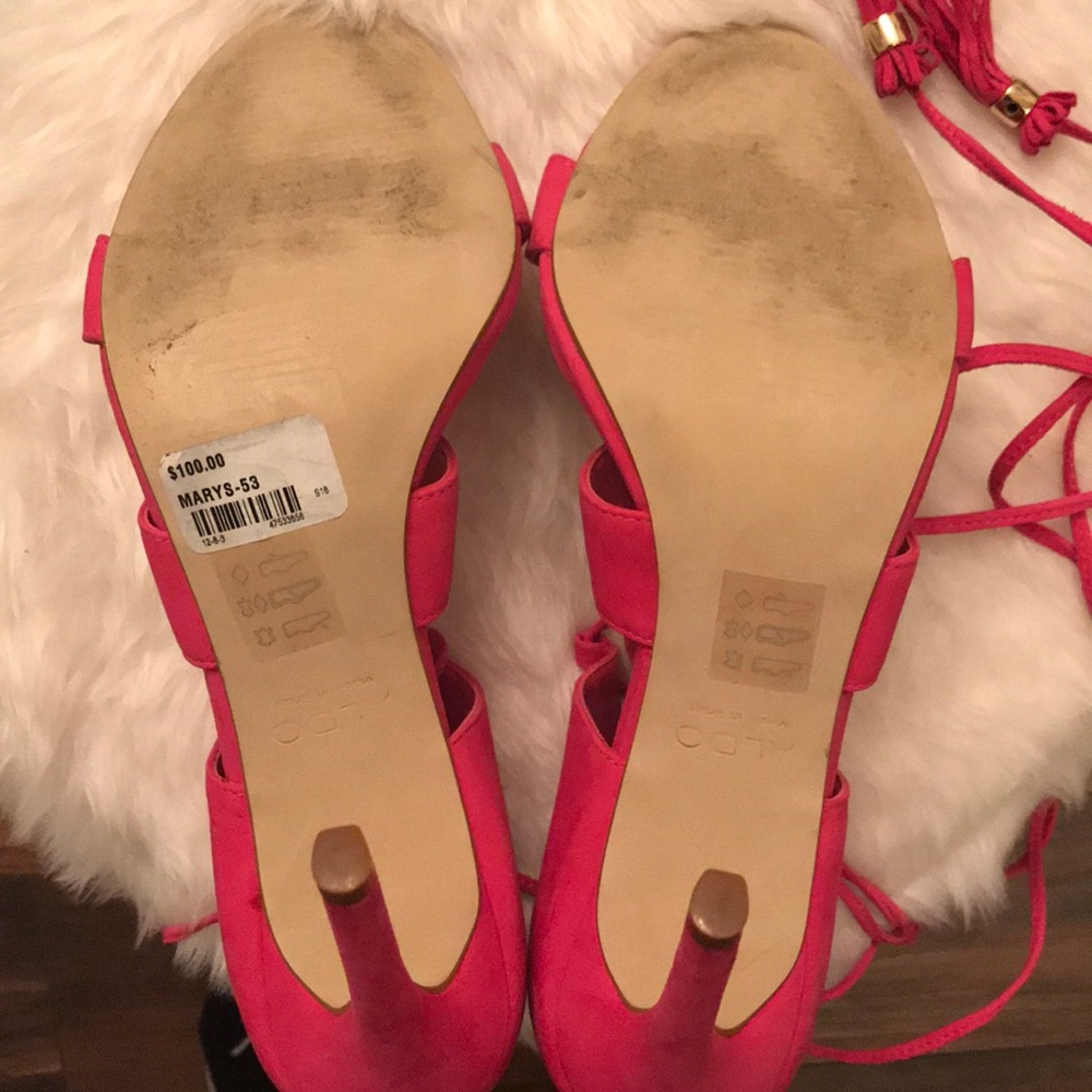 Aldo Marys 53 Heels 💓 Fuschia - Picture 6 of 7